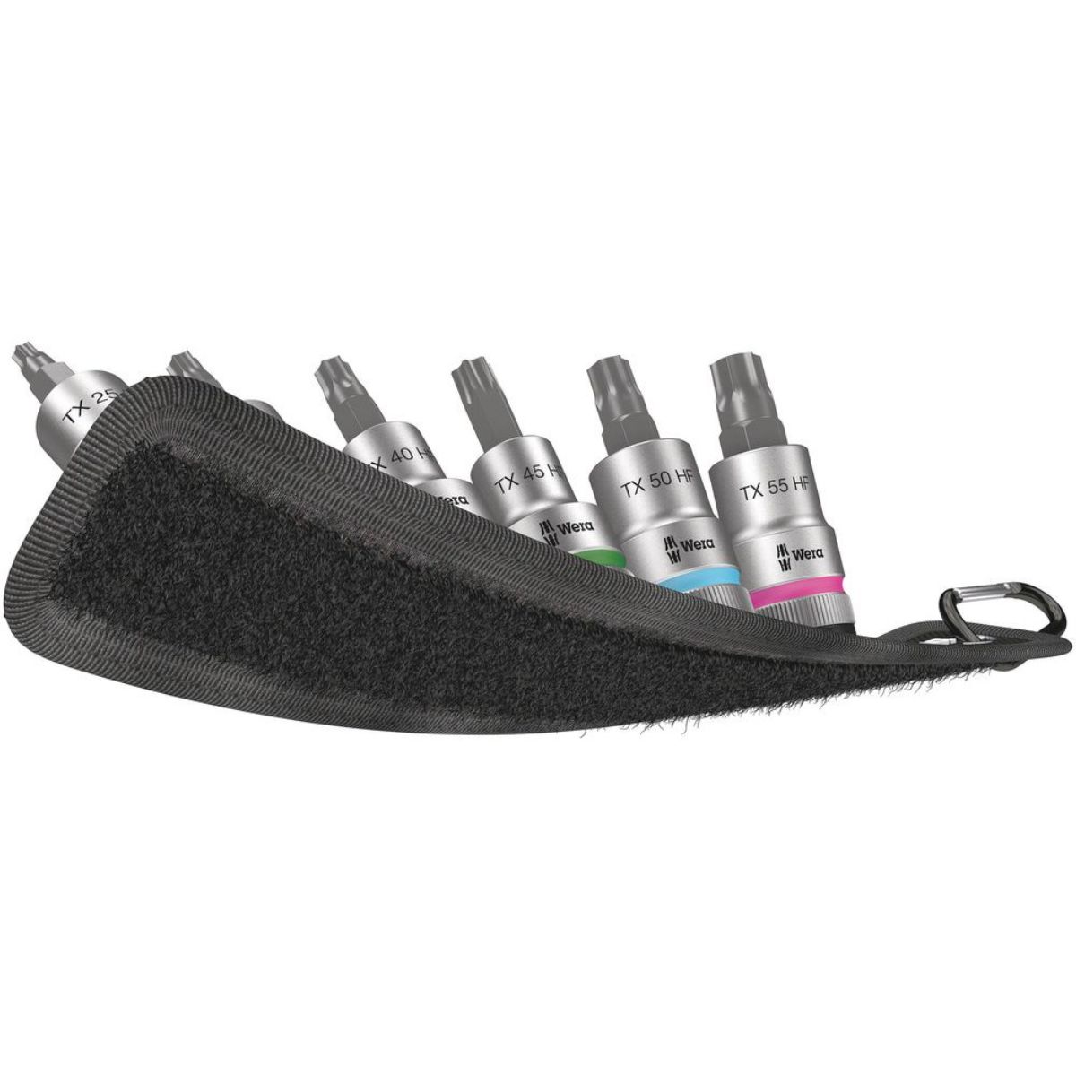 Wera Belt C 3 TORX HF Zyklop Bitnuss-Satz TORX, mit Haltefunktion, 1/2"-Antrieb, 6-teilig
