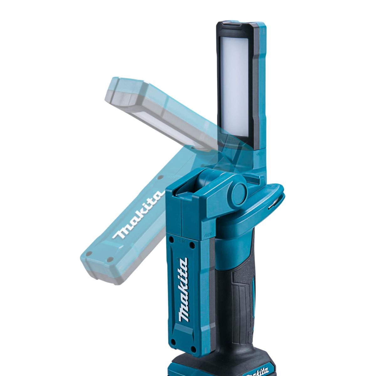 Makita LED-Akku-Arbeitsleuchte 40V max. - 180/400/800 lx - 100/250/500 lm - ML006GX