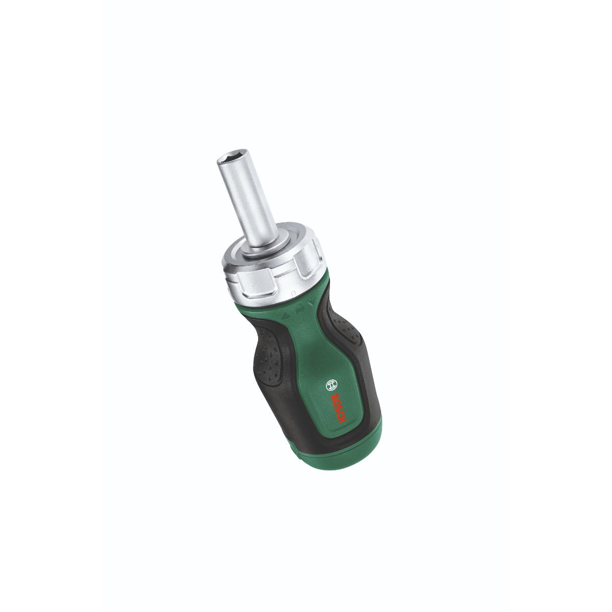 Bosch Stubby Bit-Ratschenschraubendreher mit 6 Bits