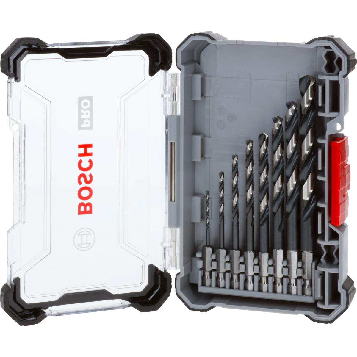 Bosch PRO Impact Control HSS-Spiralbohrer-Set, 8-teilig