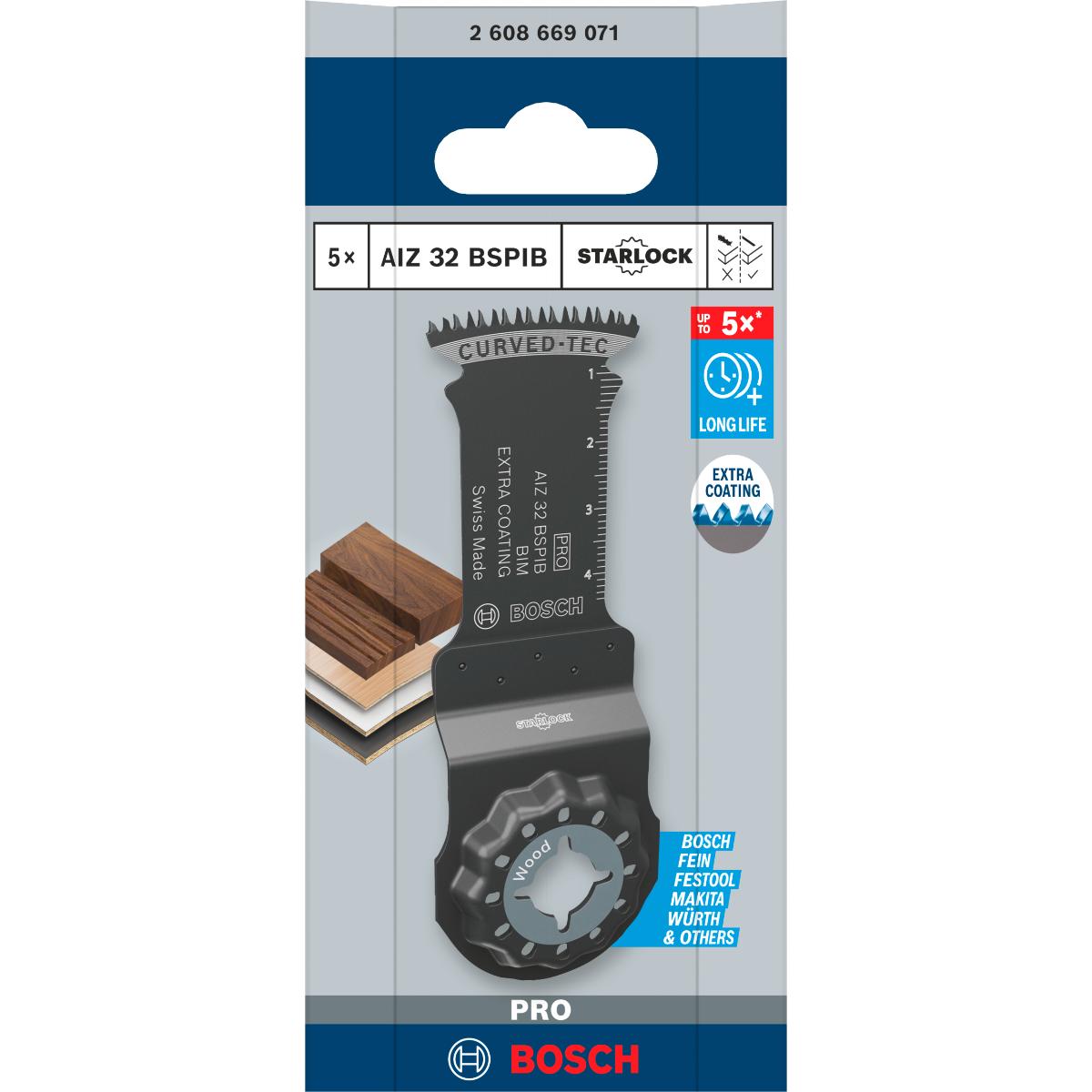 Bosch PRO AIZ 32 BSPIB Blatt für Multifunktionswerkzeuge,32 x 50 mm