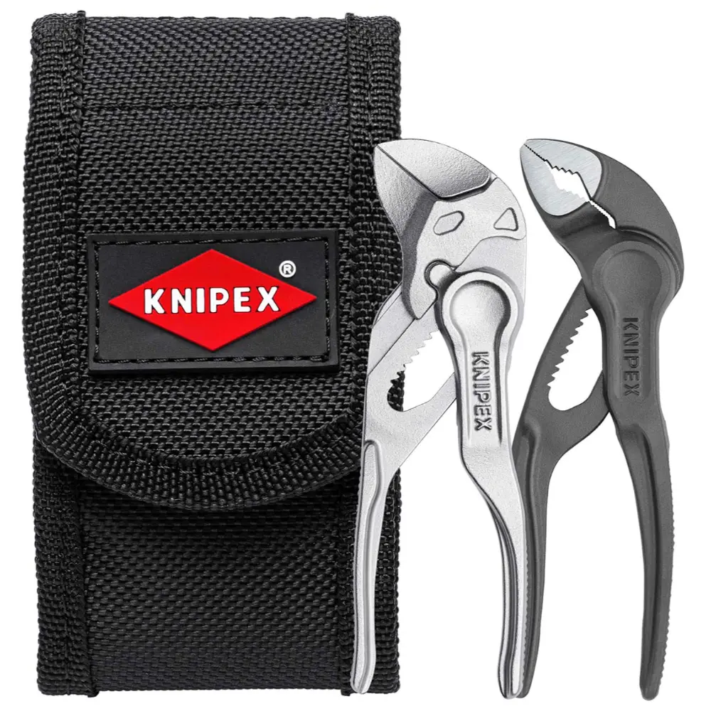 KNIPEX Mini-Zangenset XS 1 x 87 00 100, 1 x 86 04 100 150 mm