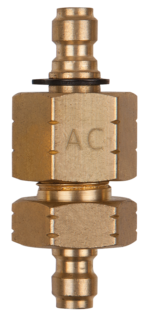 KS Tools Doppel-Adapterstück M14x1,25 Innen- und Außengewinde und 1/4" Schlauchanschluss