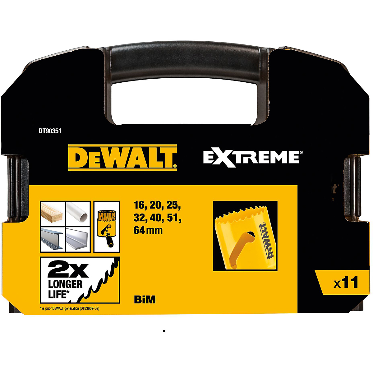 DEWALT EXTREME Bi-Metall Lochsägen-Set Elektriker 11-tlg. I