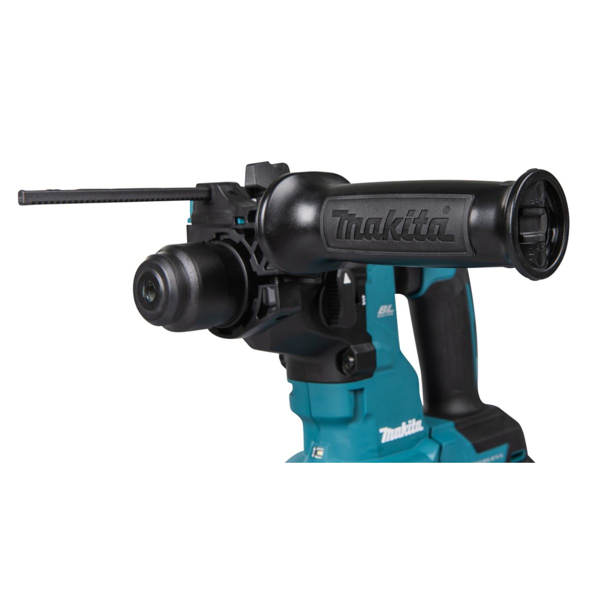 Makita Akku-Kombihammer für SDS-PLUS 18V/5,0 Ah, 2 Akkus + Ladegerät+Staubabsaugung DX16 im MAKPAC