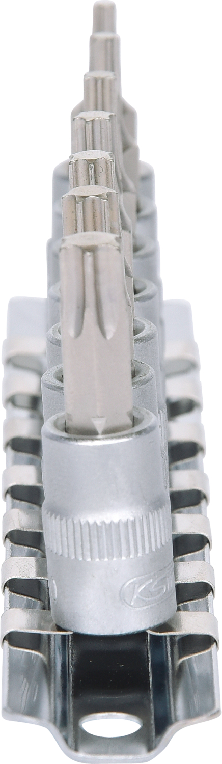 KS Tools 1/4" Bit-Stecknuss-Satz Torx, 7-tlg, T10-T40