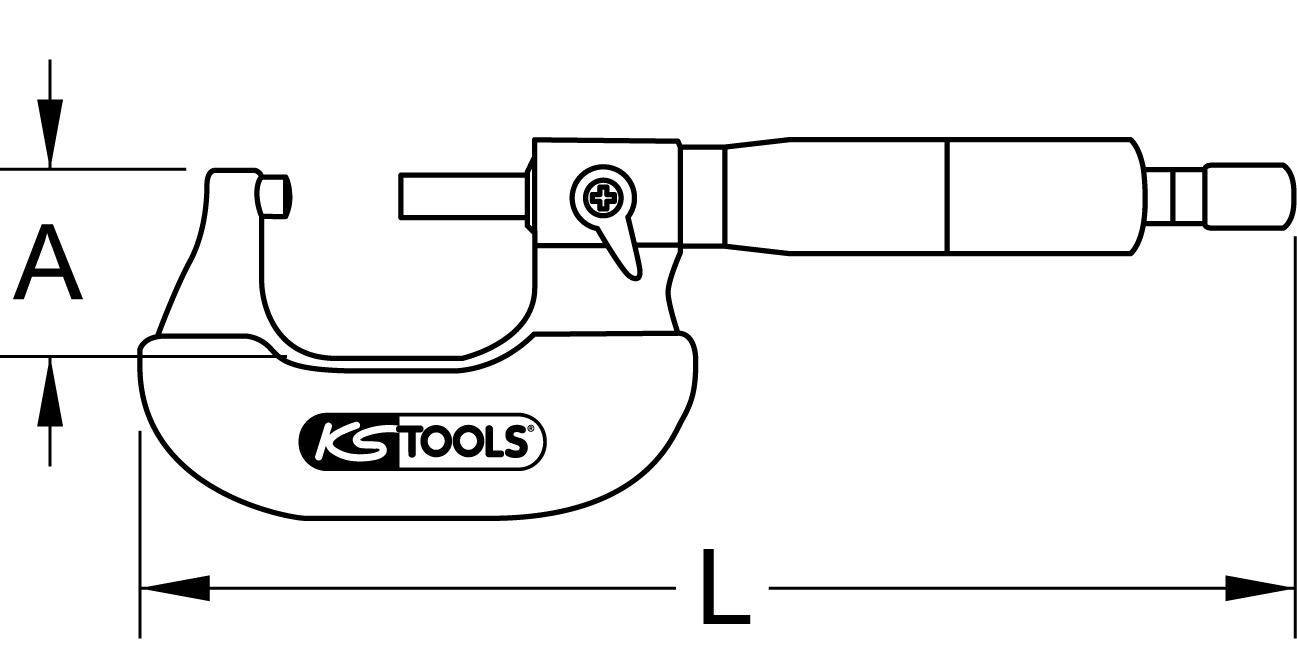KS Tools Bügelmessschraube