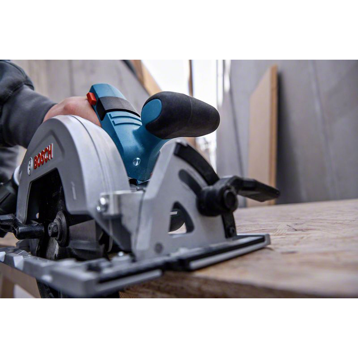 Bosch Akku-Kreissäge GKS 18V-57-2, 2 x Akku ProCORE18V 5.5 Ah, Ladegerät, L-BOXX
