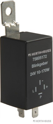 HERTH&BUSS Blinkgeber, 24 V, 4 pins, , elektronisch