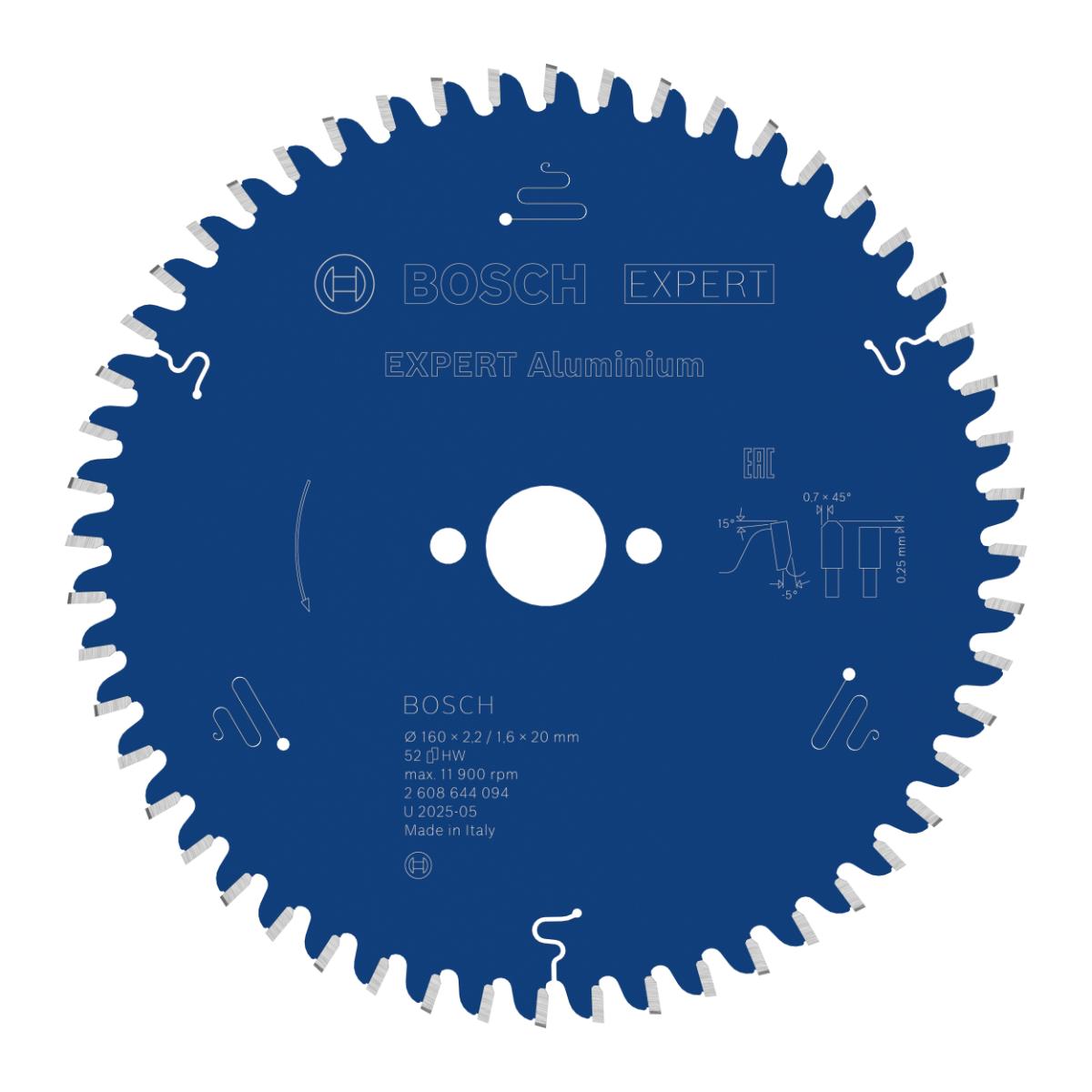 Bosch Kreissägeblatt Expert for Aluminium ø 160 mm
