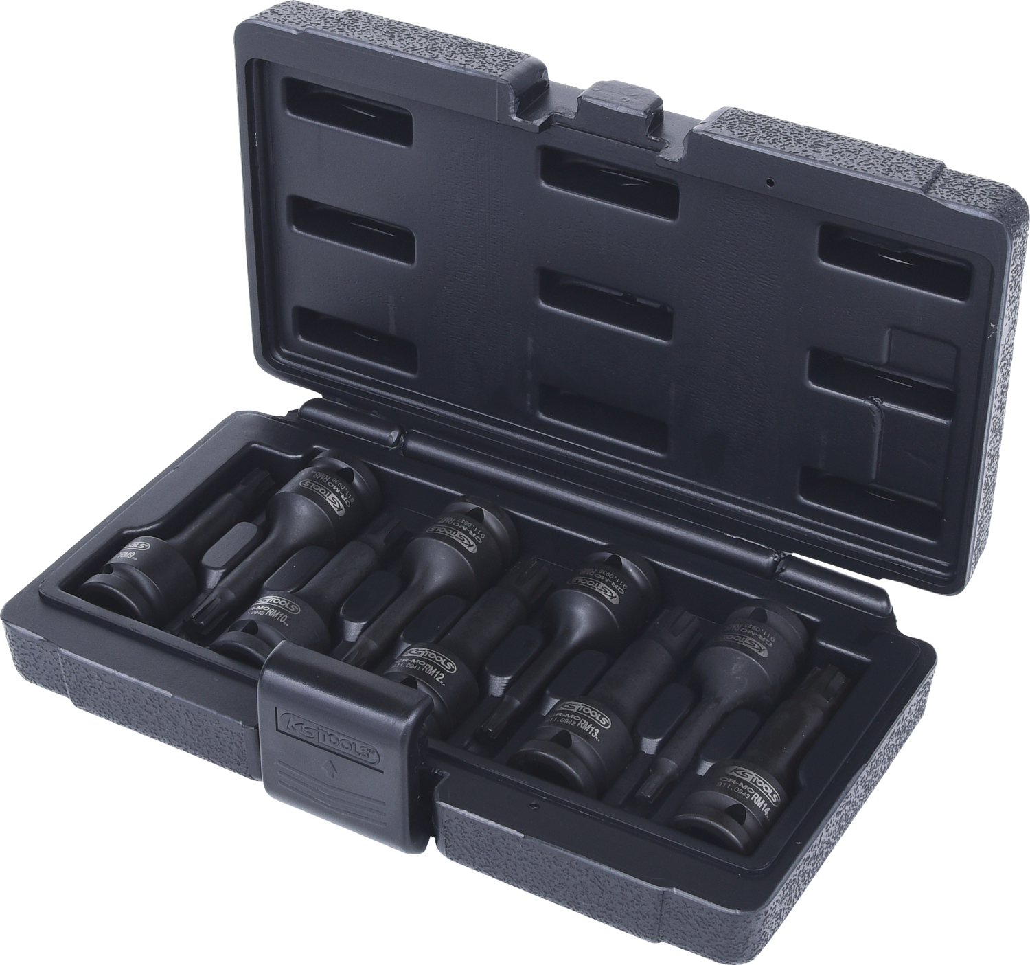 KS Tools 1/2" Kraft-Bit-Stecknuss-Satz für RIBE-Schrauben, 9-tlg
