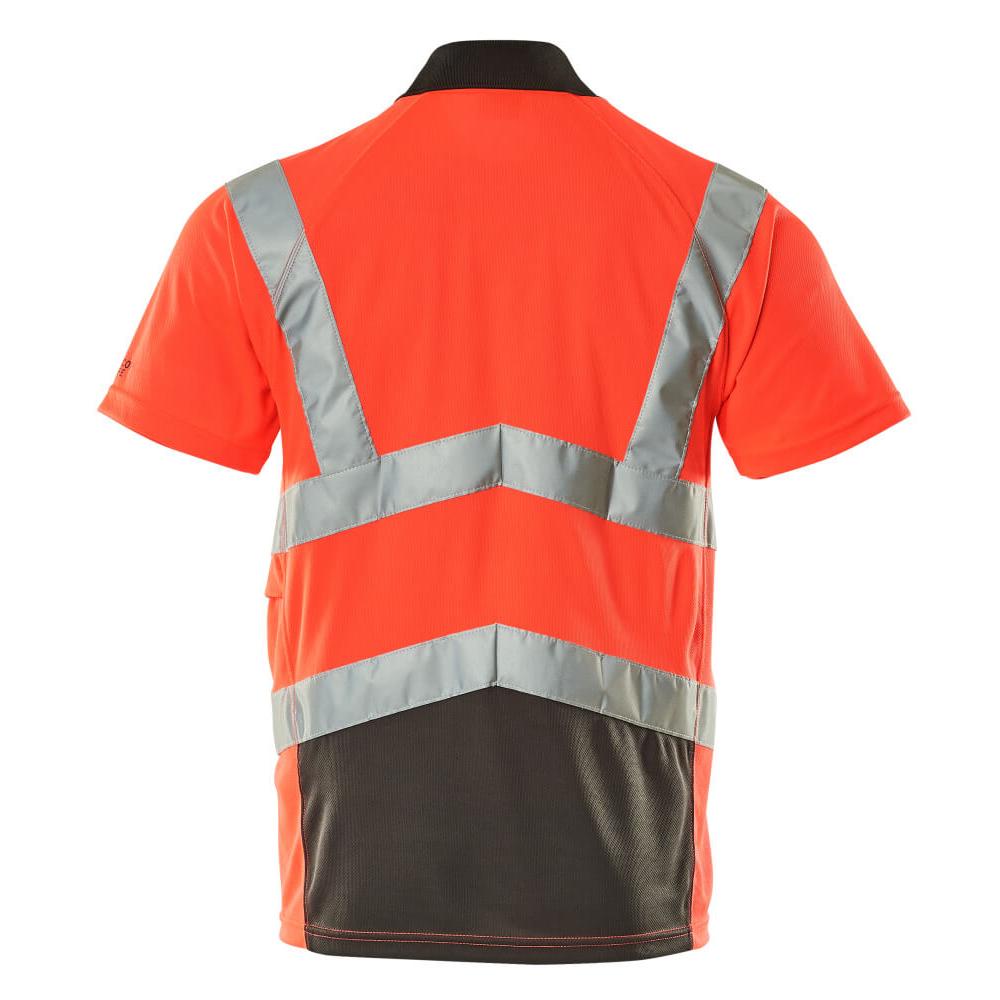 MASCOT Anadia Polo-Shirt SAFE YOUNG Hi-vis Rot / Dunkelanthrazit