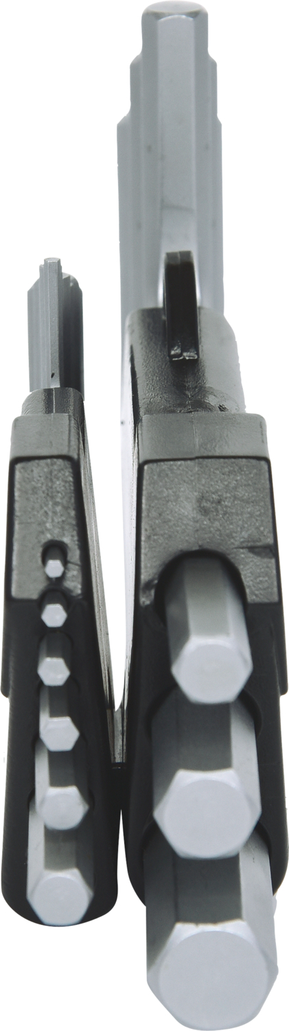 KS Tools Innensechskant-Winkelstiftschlüssel-Satz, im Klapphalter,9-tlg1,5-10mm