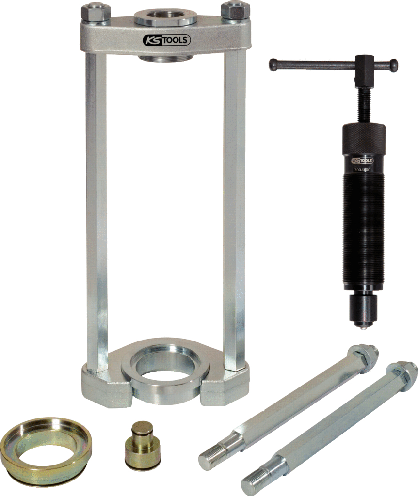 KS Tools Universal-Pressrahmen mit Hydraulikspindel, 6-tlg