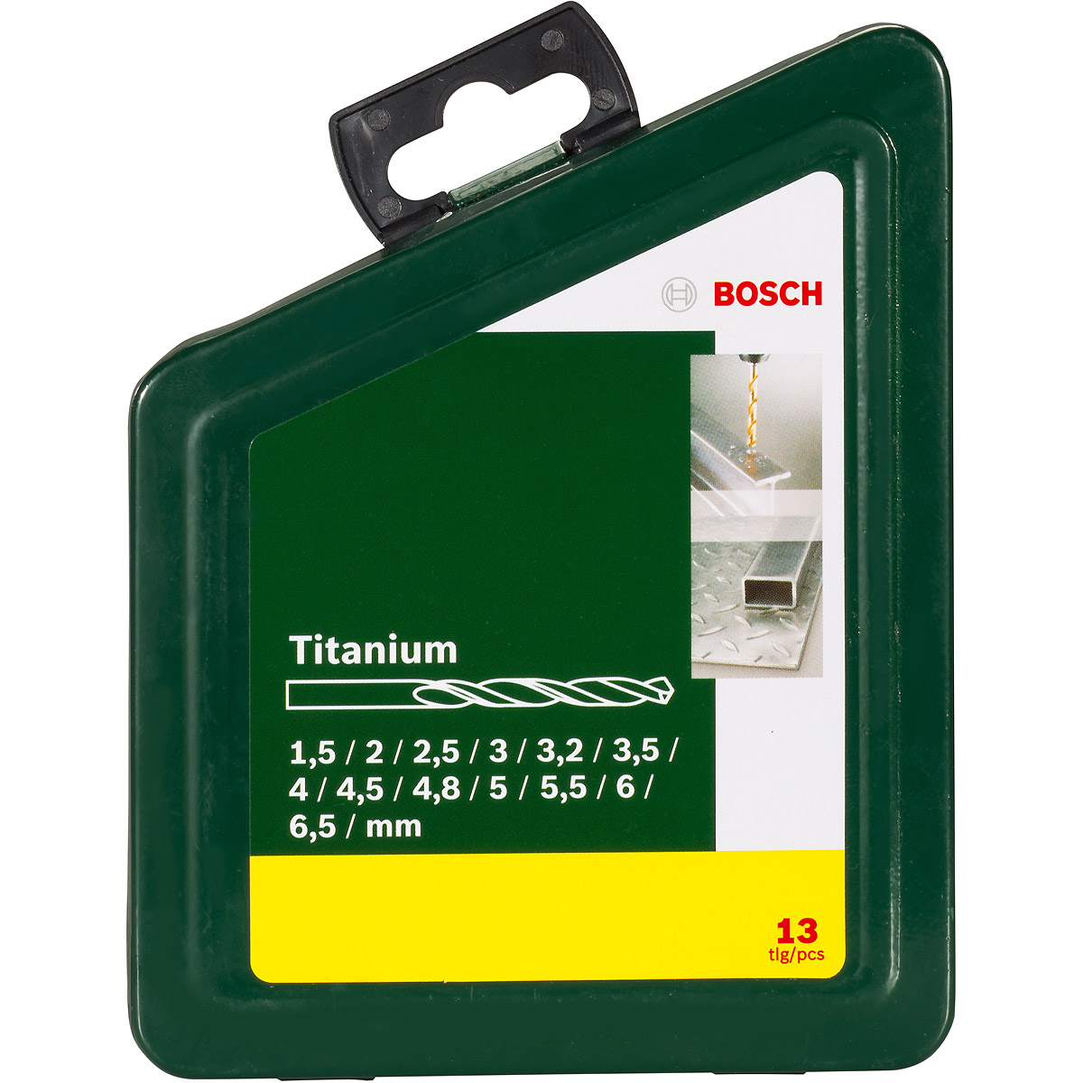 Bosch Metallbohrer-Set HSS-TiN, 13-teilig, 1,5 - 6,5 mm
