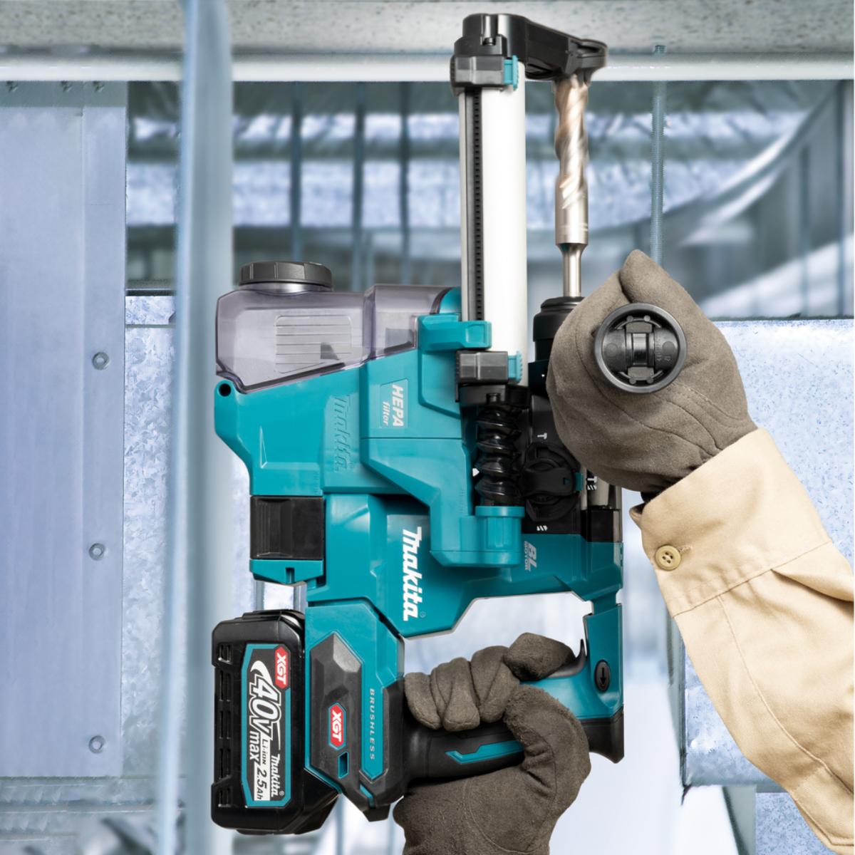 Makita Akku-Kombihammer 40V max. - SDS-PLUS - 2,1 J - 20 mm - HR010GD201
