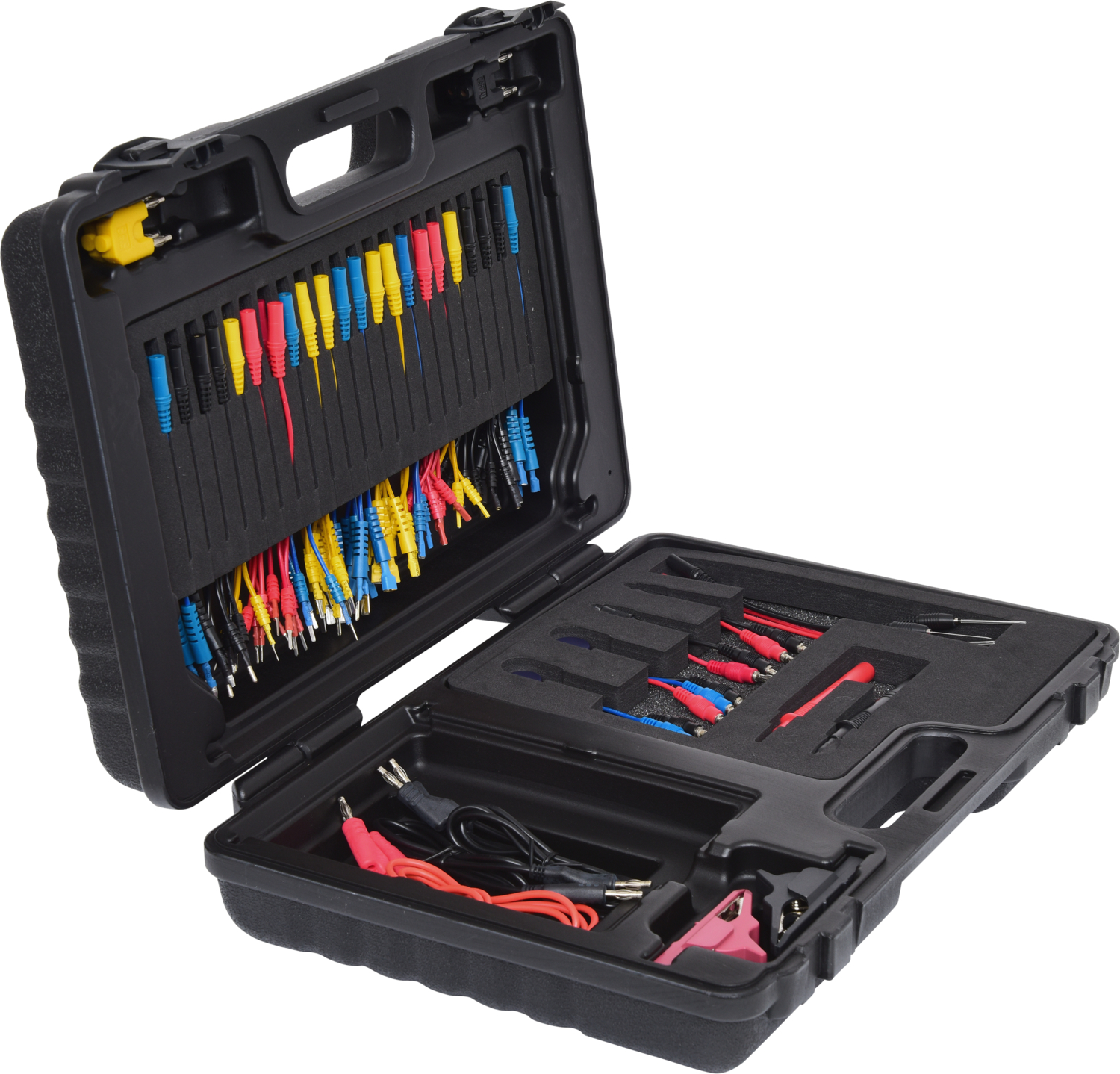 KS Tools 12-24V Master Diagnose Prüf- und Mess-Kabel-Satz, 92-tlg
