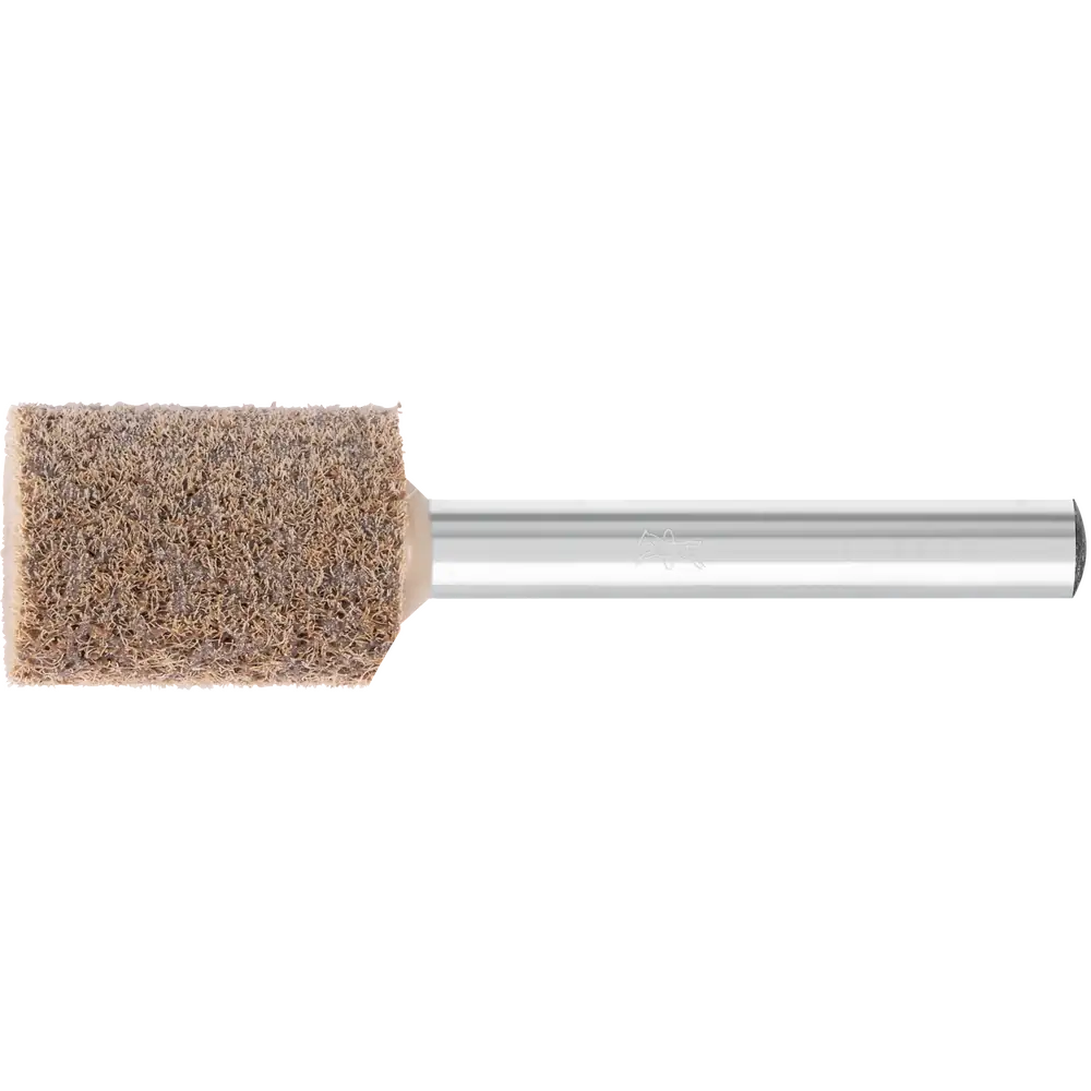 PFERD TOOLS POLINOX verpresster Vlies-Schleifstift Zylinderform PNER Ø 15x20 mm Schaft-Ø 6mm Hart A Grob für Finish
