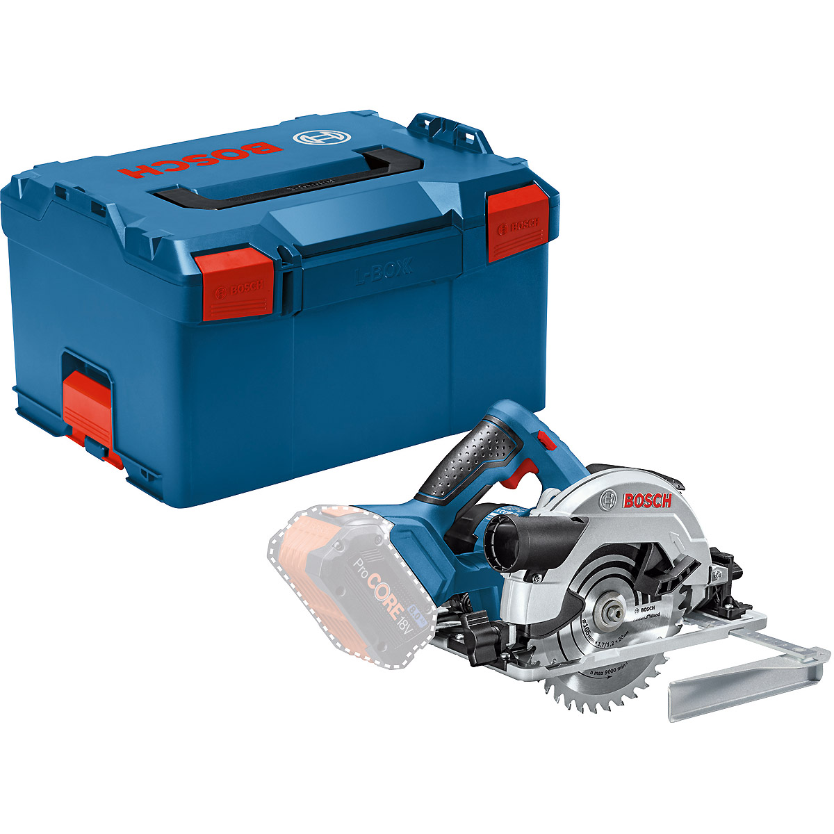 Bosch Akku-Kreissäge GKS 18V-57 G, Solo Version, L-BOXX