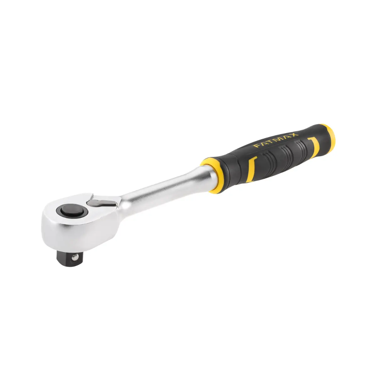 STANLEY FATMAX 1/4 Zoll High Perfomance Umschaltknarre, 120 Zähne, mit Bi-Material Griff für Kontrolle und Komfort