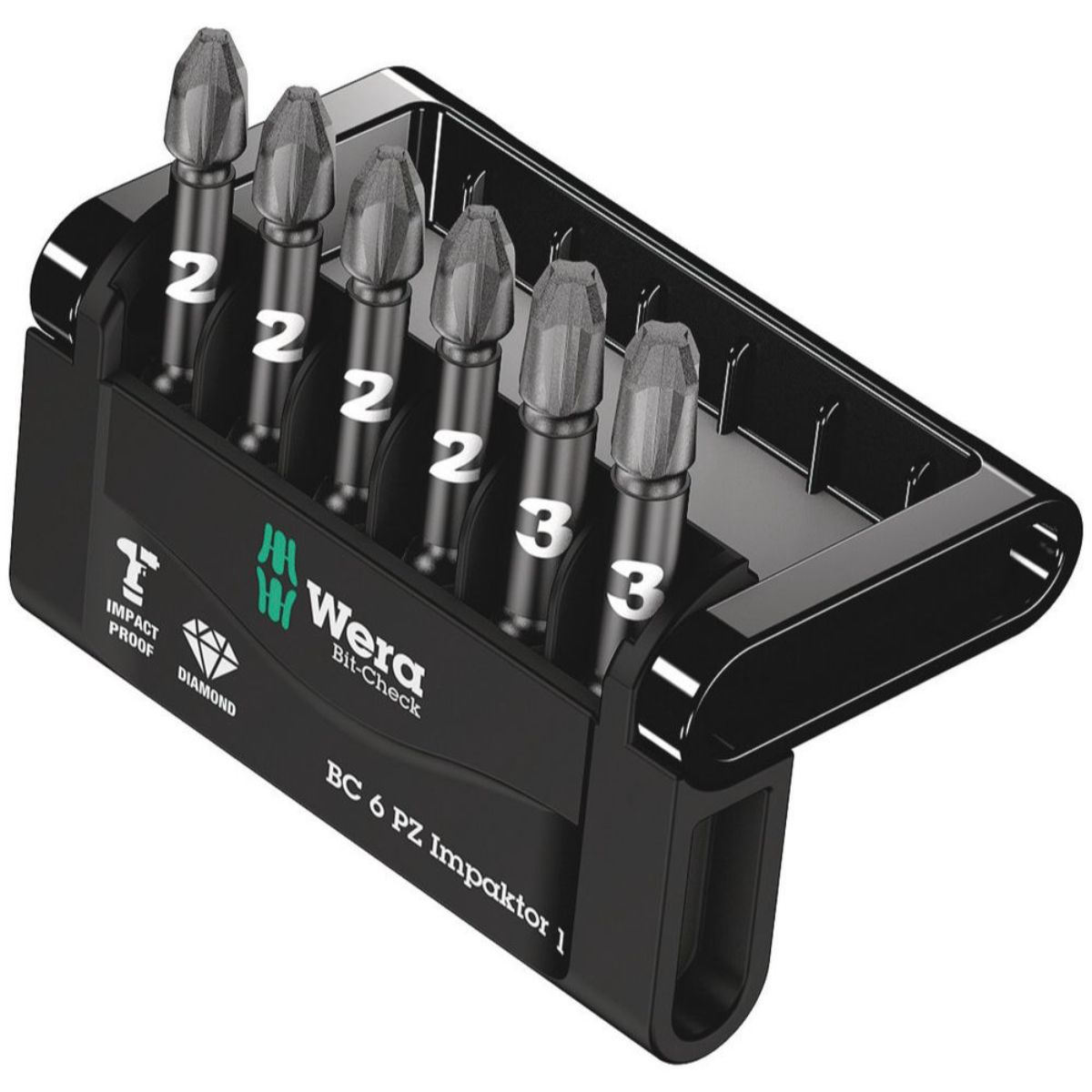 Wera Bit-Check 6 PZ Impaktor 1, 6-teilig