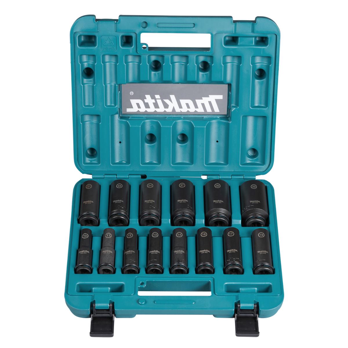 Makita IMPACT BLACK 1/2 Zoll Schlagnuss-Set 14-teilig