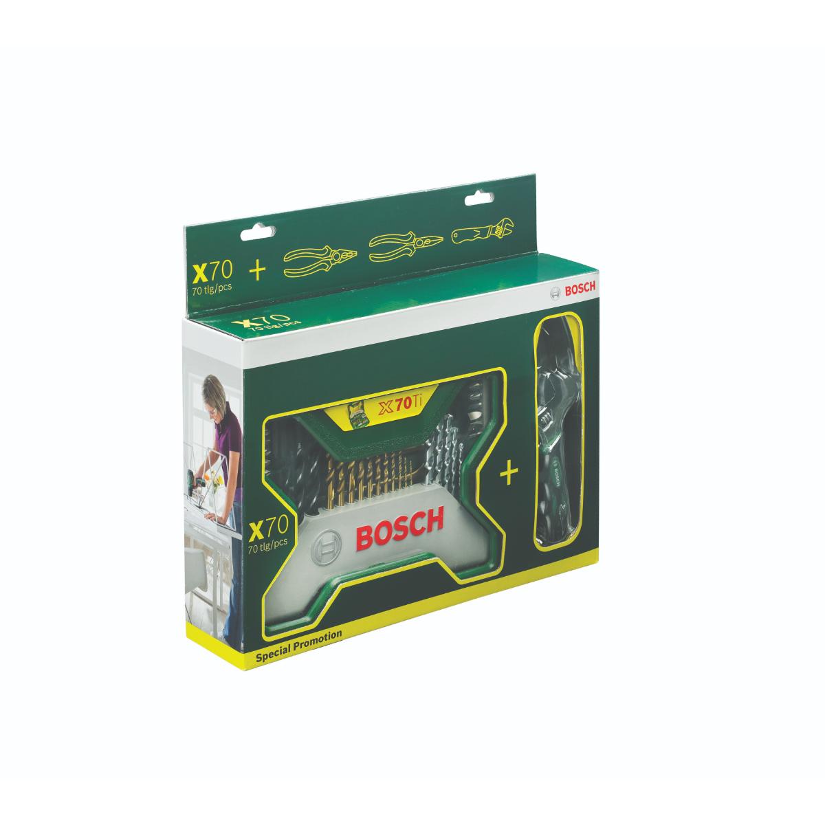 Bosch X-Line Zubehörkoffer Zangen, 70-teiliges Set