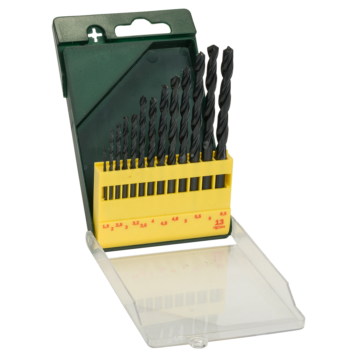 Bosch Metallbohrer-Set HSS-R, 13-teilig, 1,5 - 6,5 mm