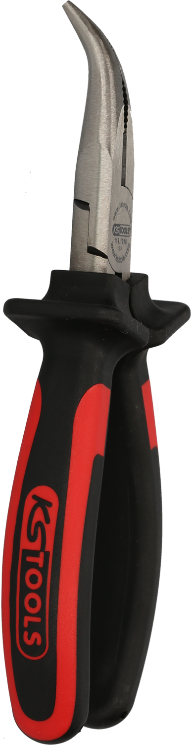 KS Tools ERGOTORQUE Flachrundzange, gebogen
