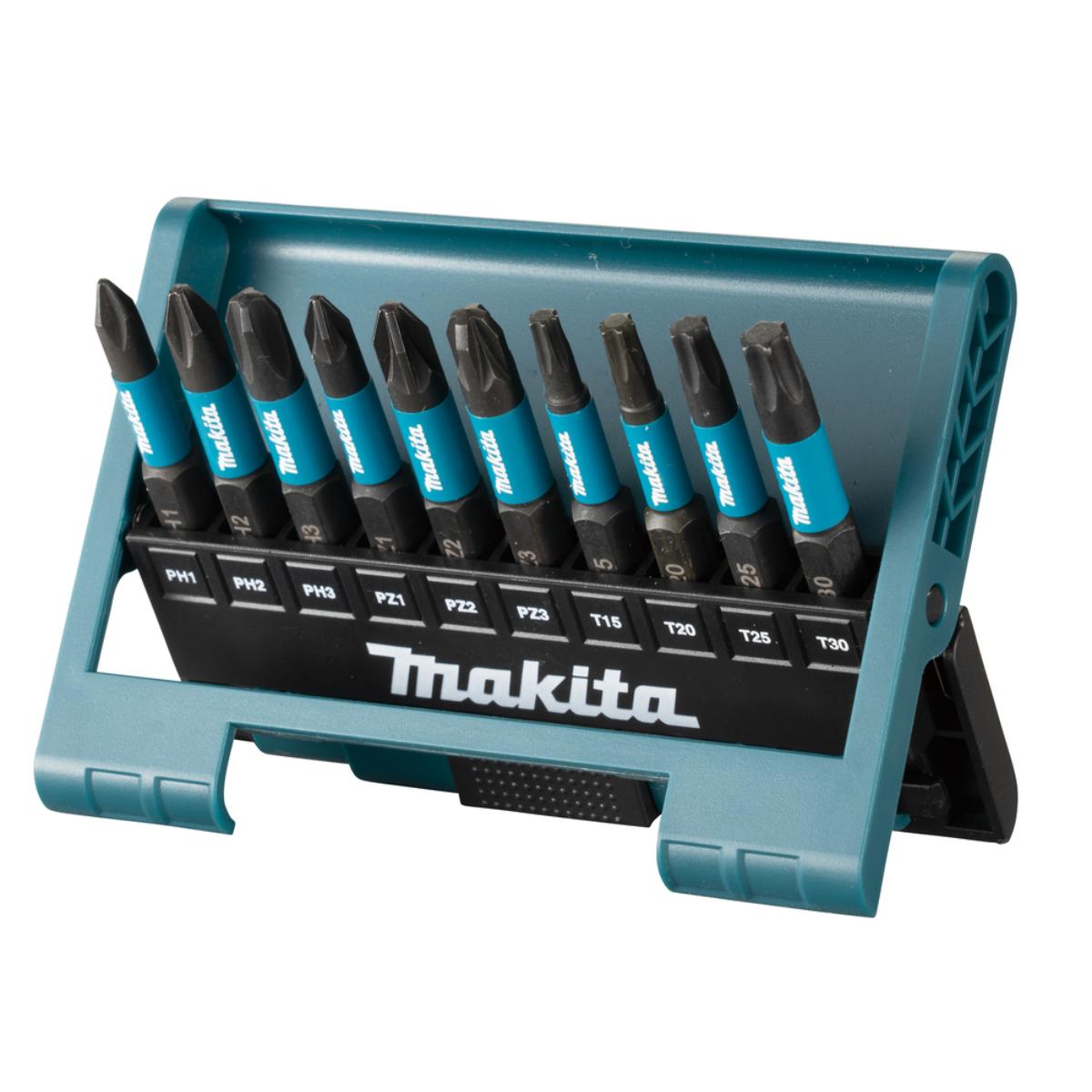 Makita Bits 10-teiliges Set Impact Black, PH/PZ/T