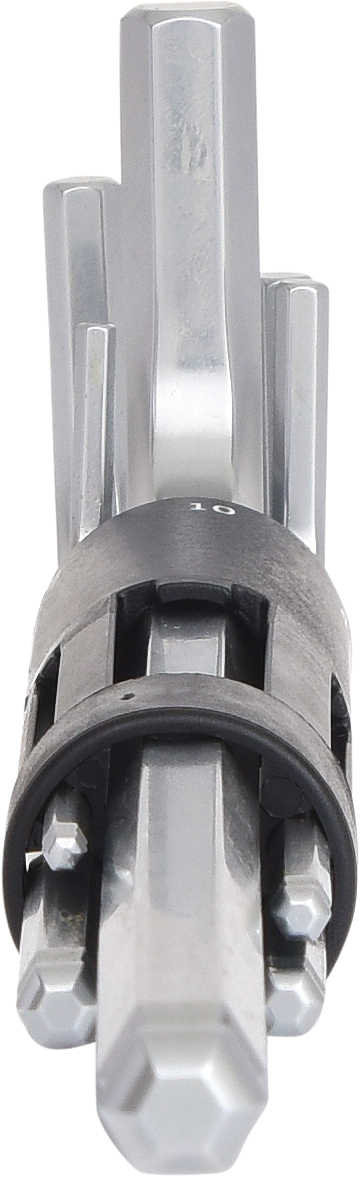 KS Tools 3 in 1 Innen6kant-Winkelstiftschlüssel-Satz,8-tlg XL, Kugelkopf