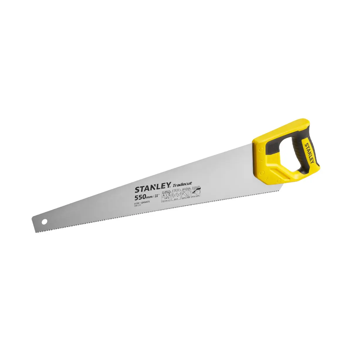 STANLEY Tradecut Holzsäge 22 Zoll / 550 mm 8 TPI