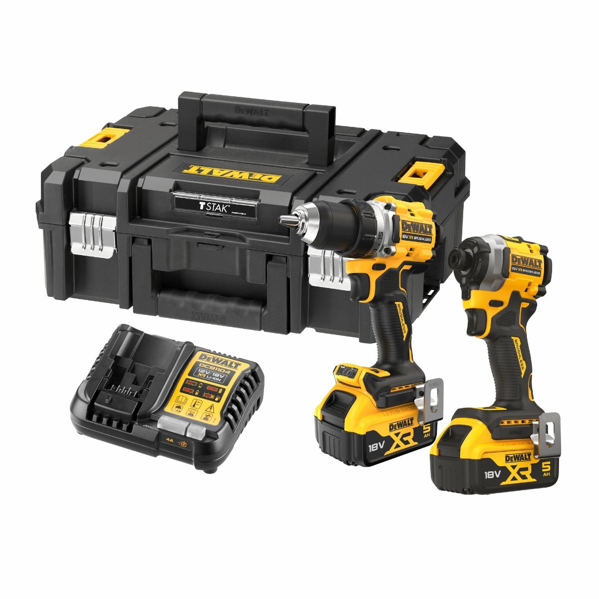 DEWALT Akku-Kombopack 18V 5 Ah, 2-teiliges Set