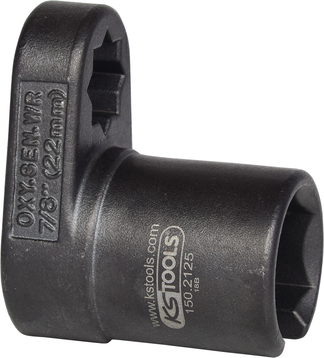 KS Tools 1-2'' Lambdasonden Stecknuss, geschlitzt, 6-kant, 22 mm