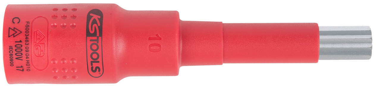 KS Tools 3/8" Isolierte Bit-Stecknuss Vielzahn M12, isoliert
