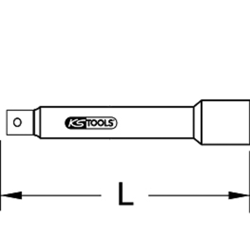 KS Tools 3/8" CHROMEplus Verlängerung