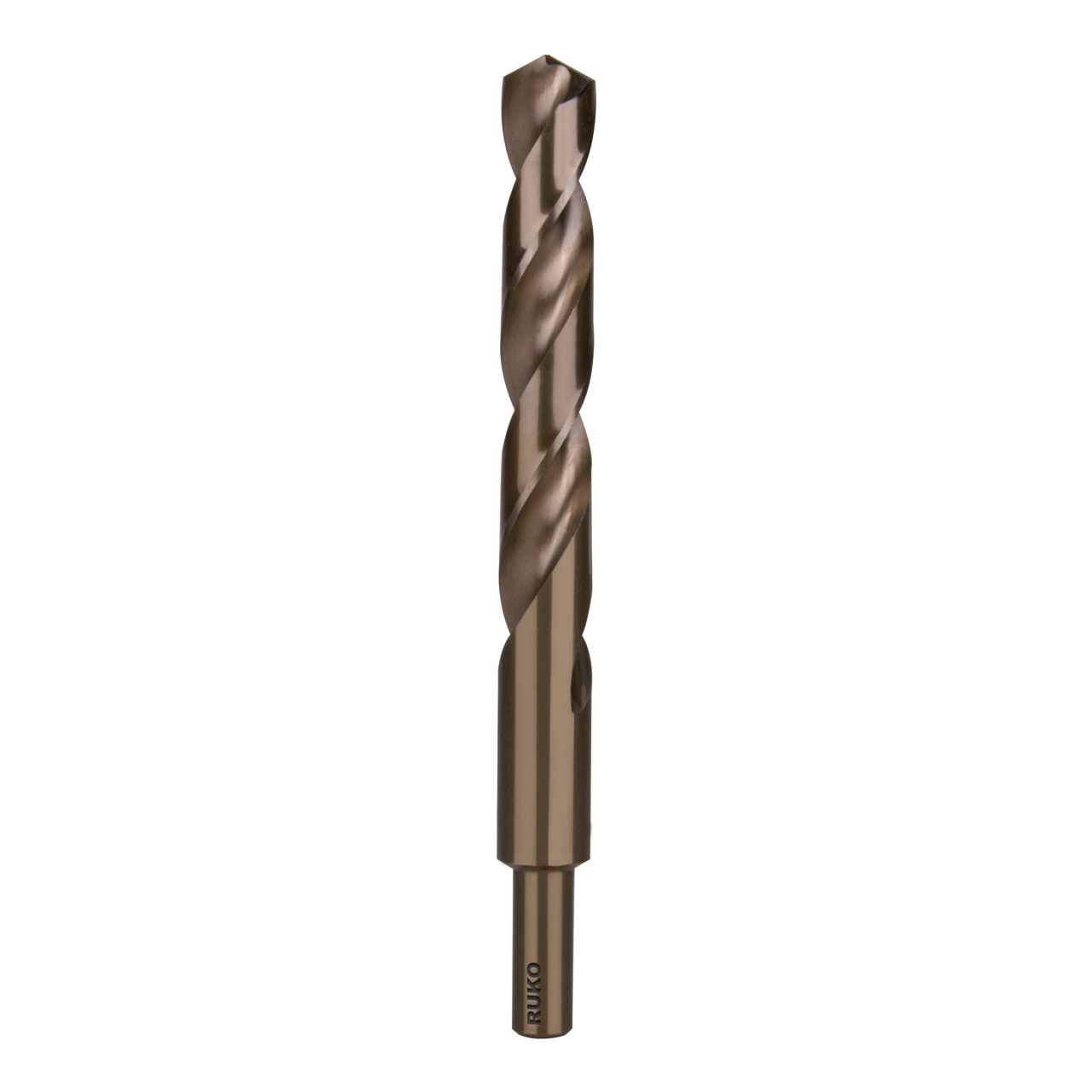 RUKO Spiralbohrer DIN 338 Typ N HSS-Co 5 mit abgesetztem Schaft