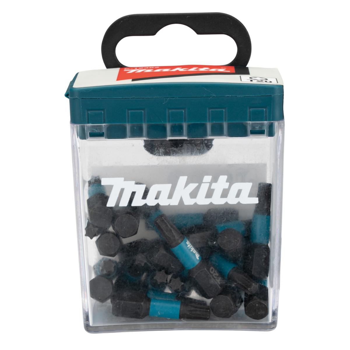 Makita Bit T20 Impact Black 25 Stück T20 - 25 mm - in Spender-Box - Impact Black - E-12382