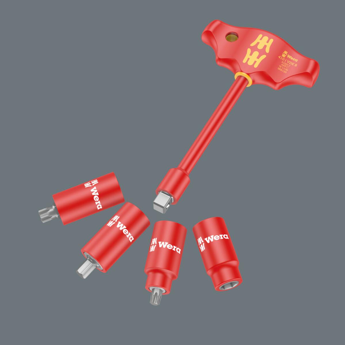 Wera 9726 Schaumstoffeinlage 8007 B VDE Zyklop VDE Knarre 3/8" Set 28-teilig