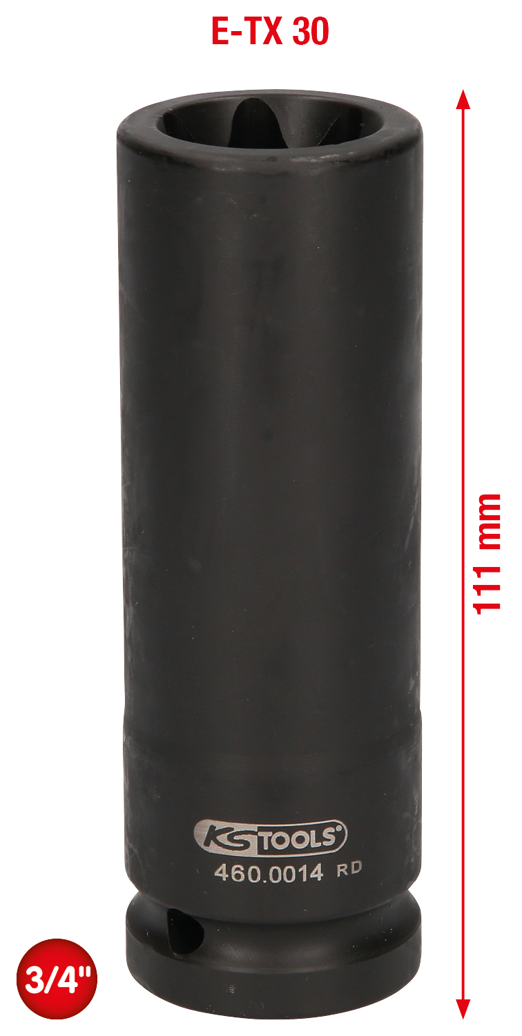 KS Tools Spezial-Stecknuss für Mercedes, E30, 111 mm lang