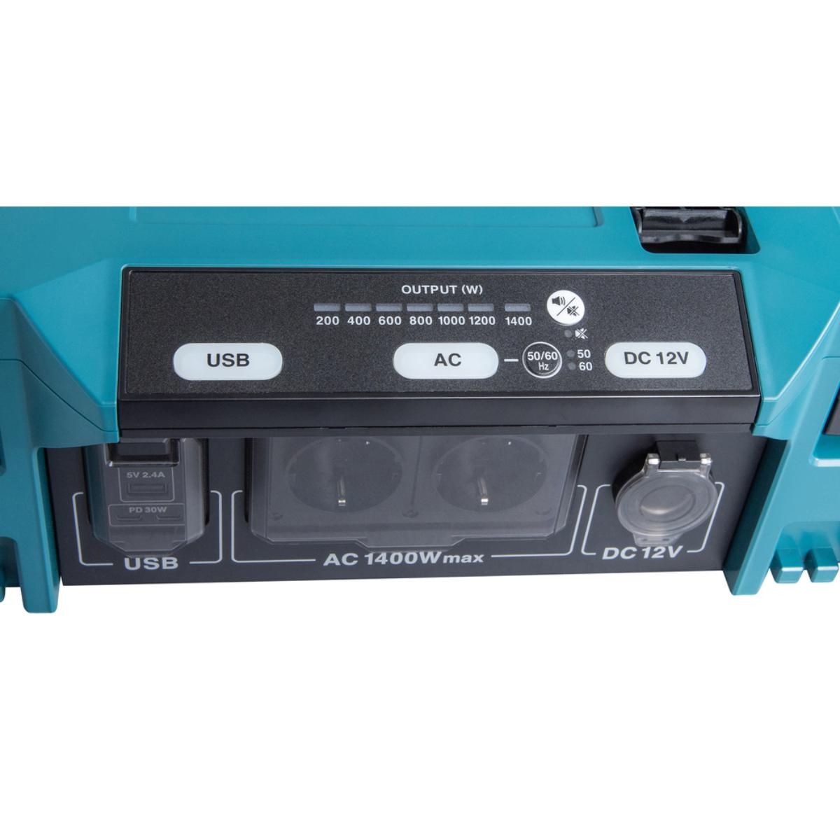 Makita Stromwandler MAKPAC 1.400 W - 230V - 12V - BAC01