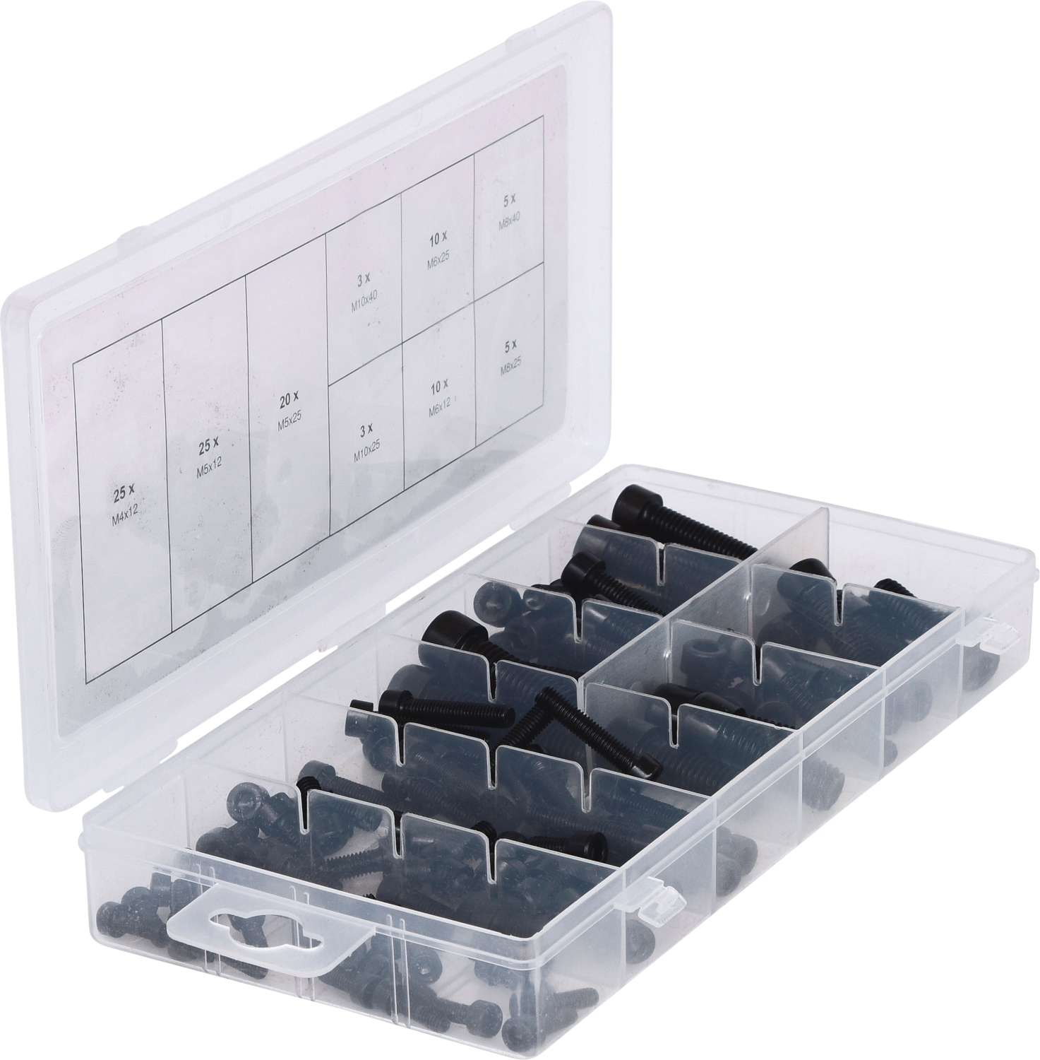 KS Tools Sortiment Innensechskant-Schrauben, metrisch, 106-tlg