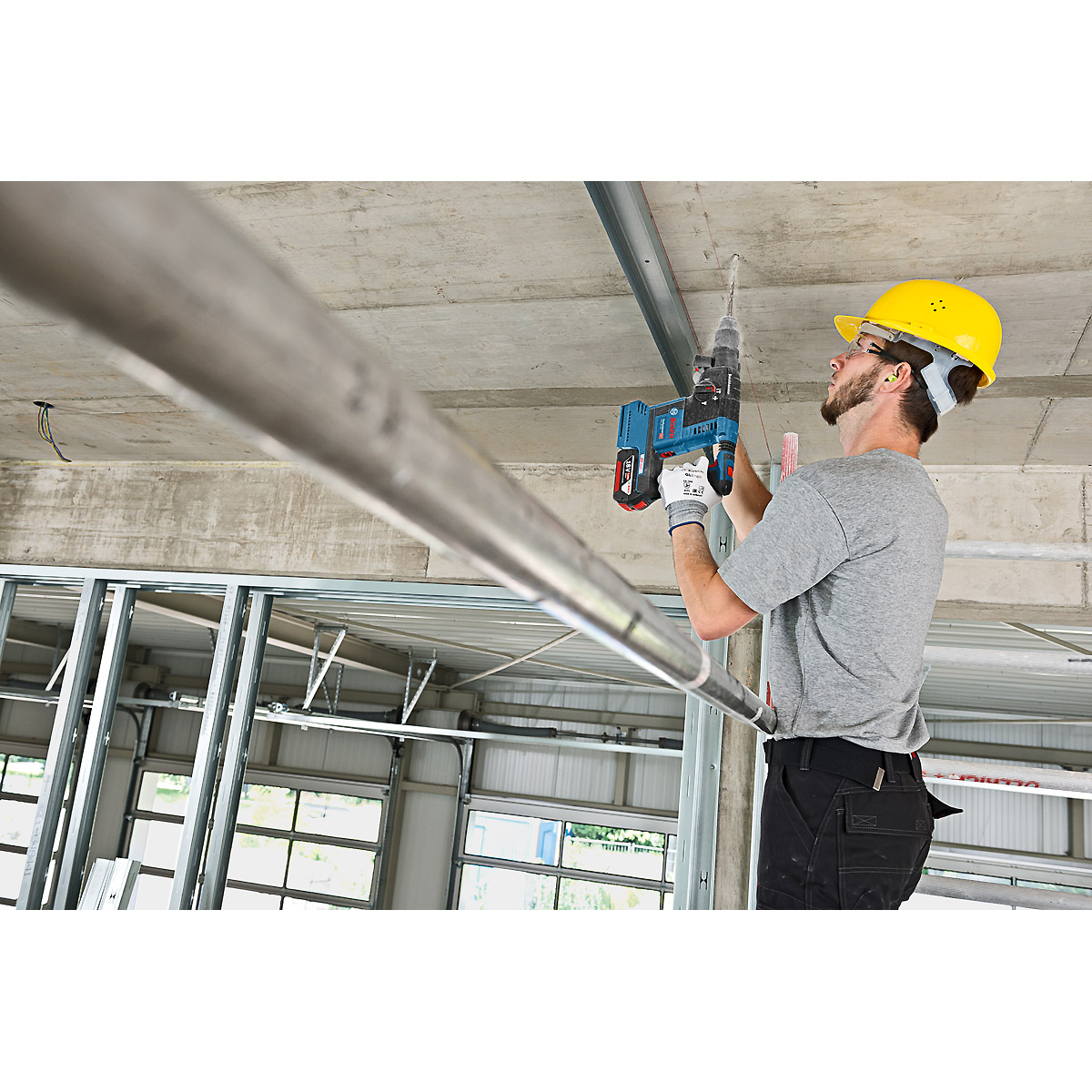 Bosch Akku-Bohrhammer mit SDS plus GBH 18V-26 F, Solo Version