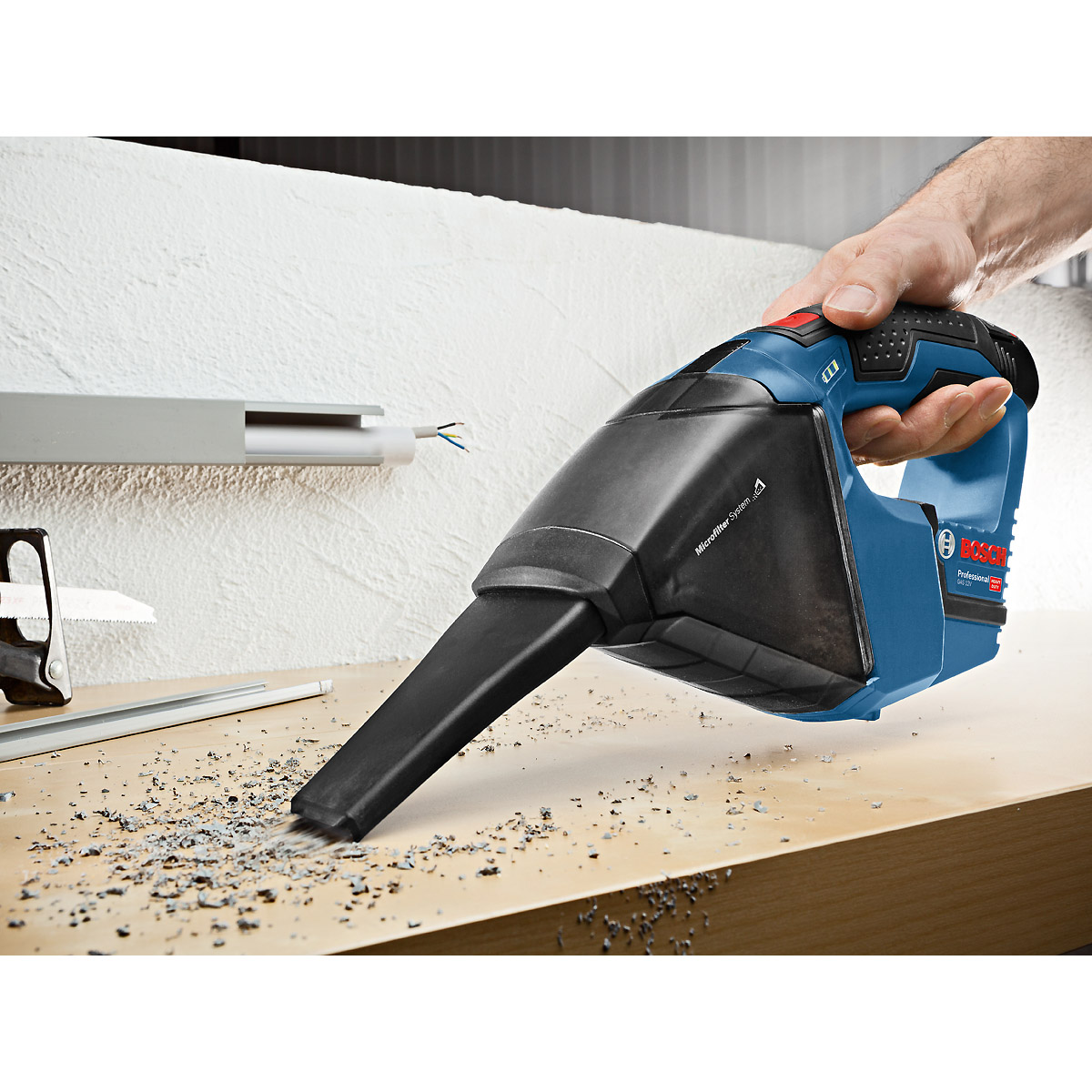 Bosch Akku-Sauger GAS 12V, Solo Version, L-BOXX