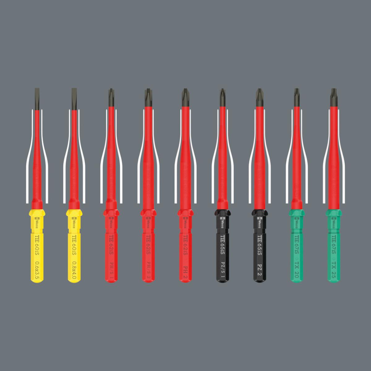 Wera Kraftform Kompakt VDE Safe-Torque Speed Schaltschrank-Set Basic 1