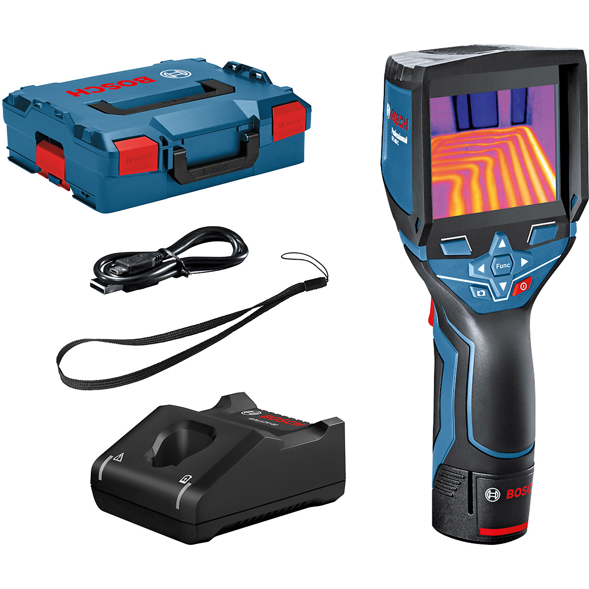 Bosch Wärmebildkamera GTC 400 C, mit 1 x 1,5 Li-Ion Akku, L-BOXX