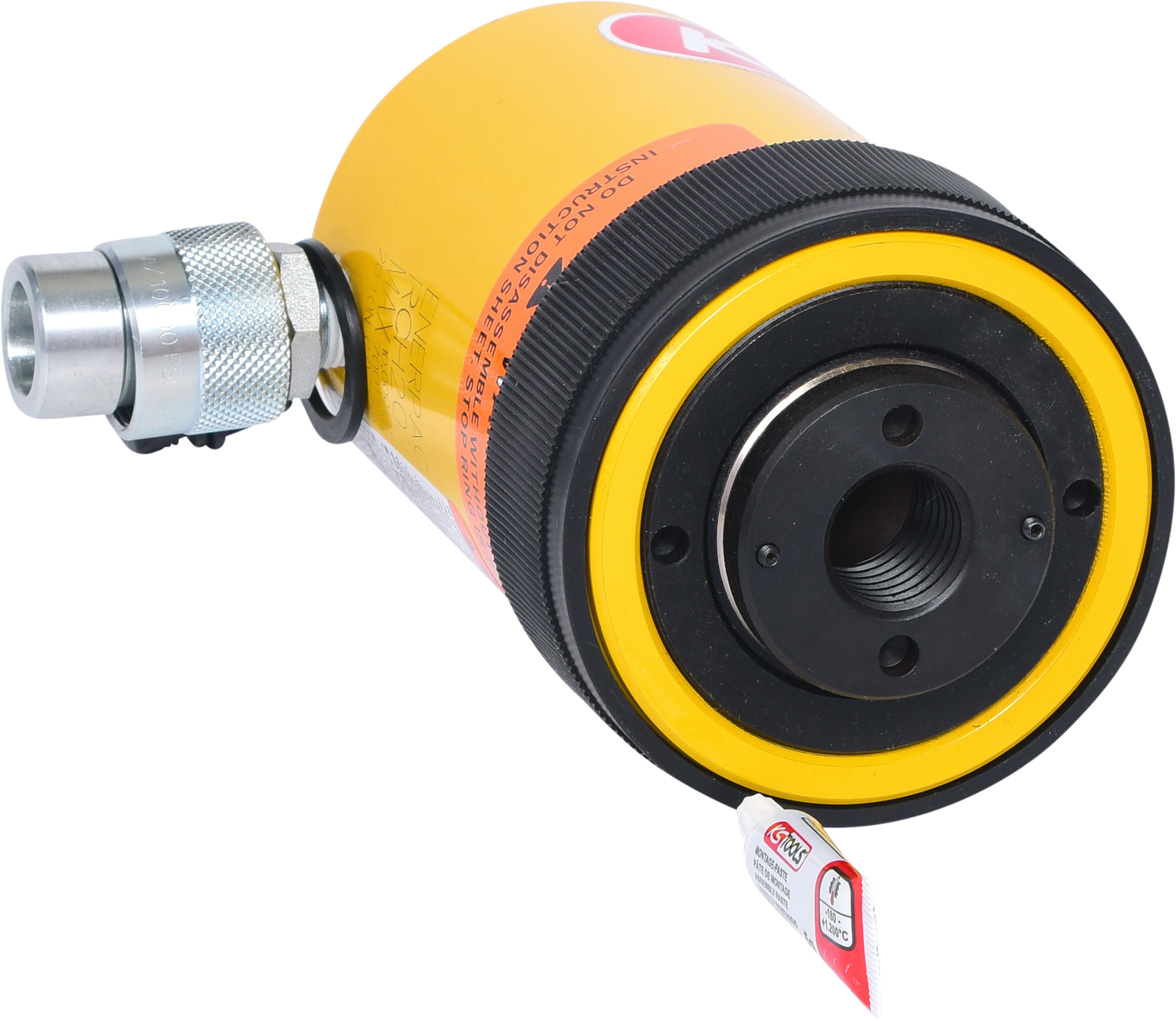 KS Tools Hohlkolben-Hydraulik-Zylinder mit Spindel