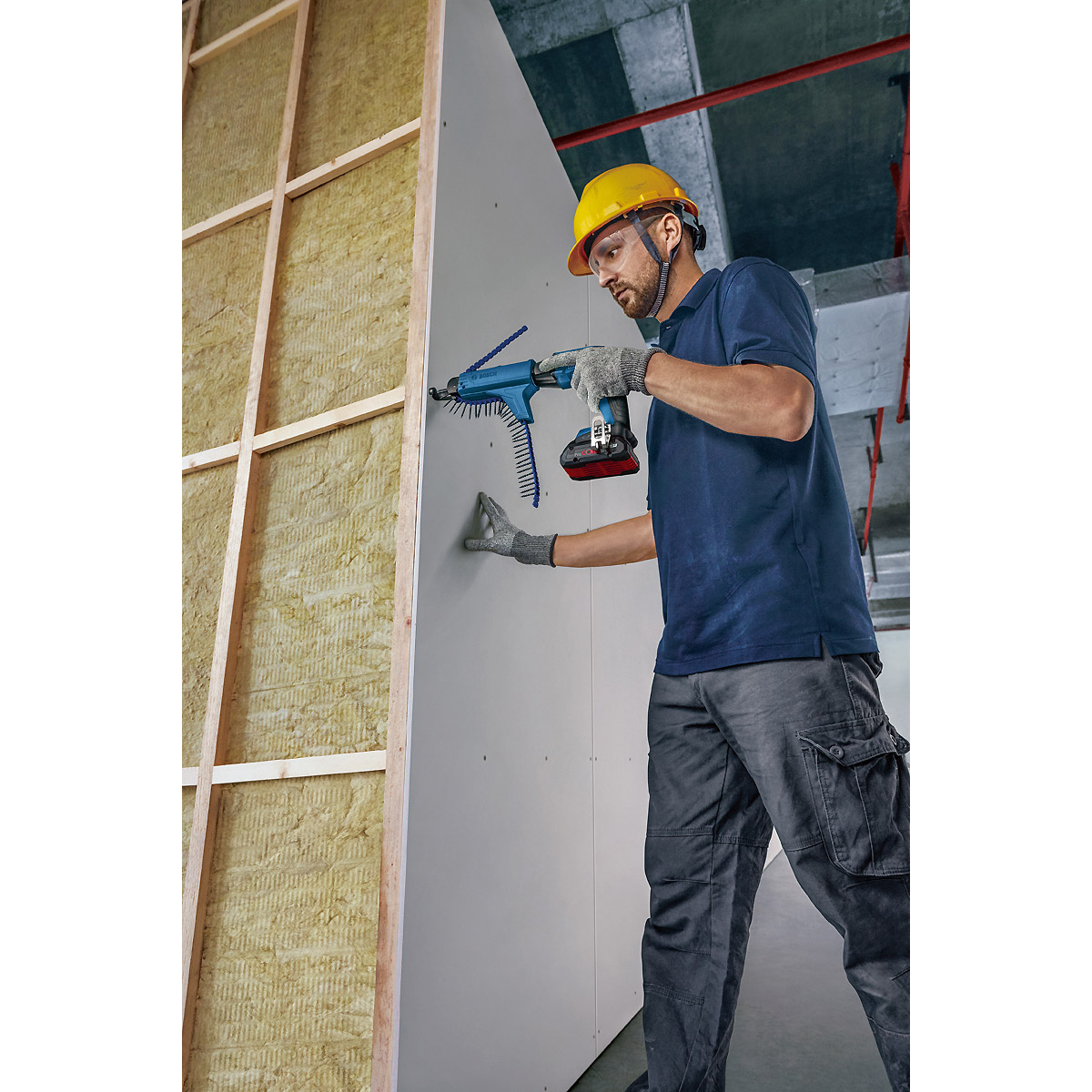 Bosch Akku-Trockenbauschrauber GTB 18V-45, 2 x Akku ProCORE18V 4.0Ah, Ladg. u. L-BOXX