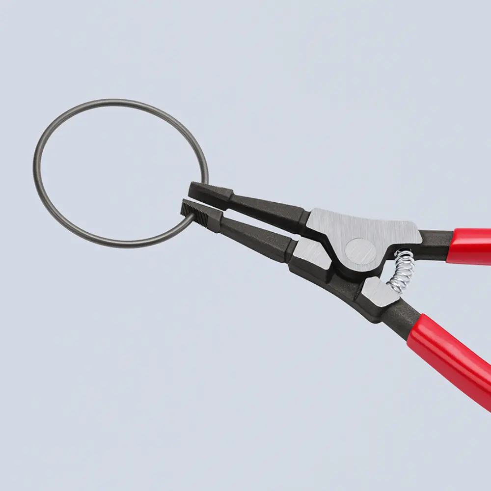 KNIPEX Montagezange für Sprengringe auf Wellen mit Kunststoff überzogen brüniert 170 mm