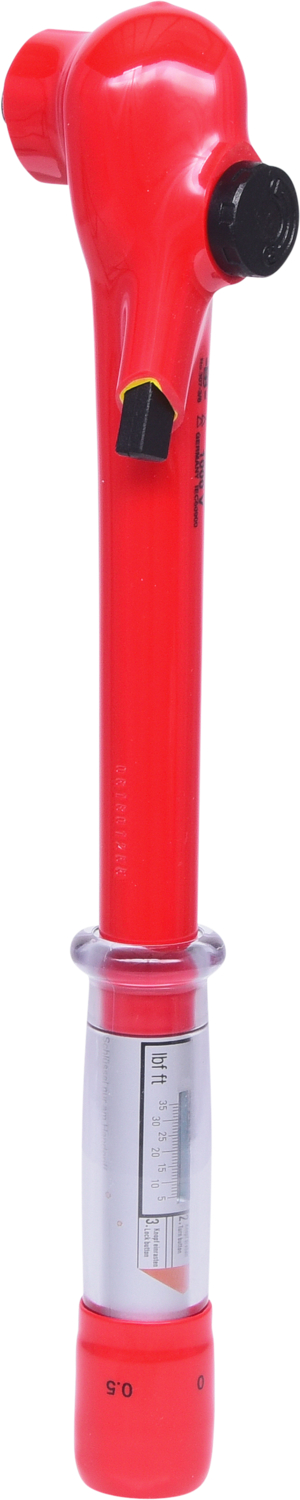 KS Tools 3/8" Drehmomentschlüssel mit Schutzisolierung und Umschalt-Ratschenkopf